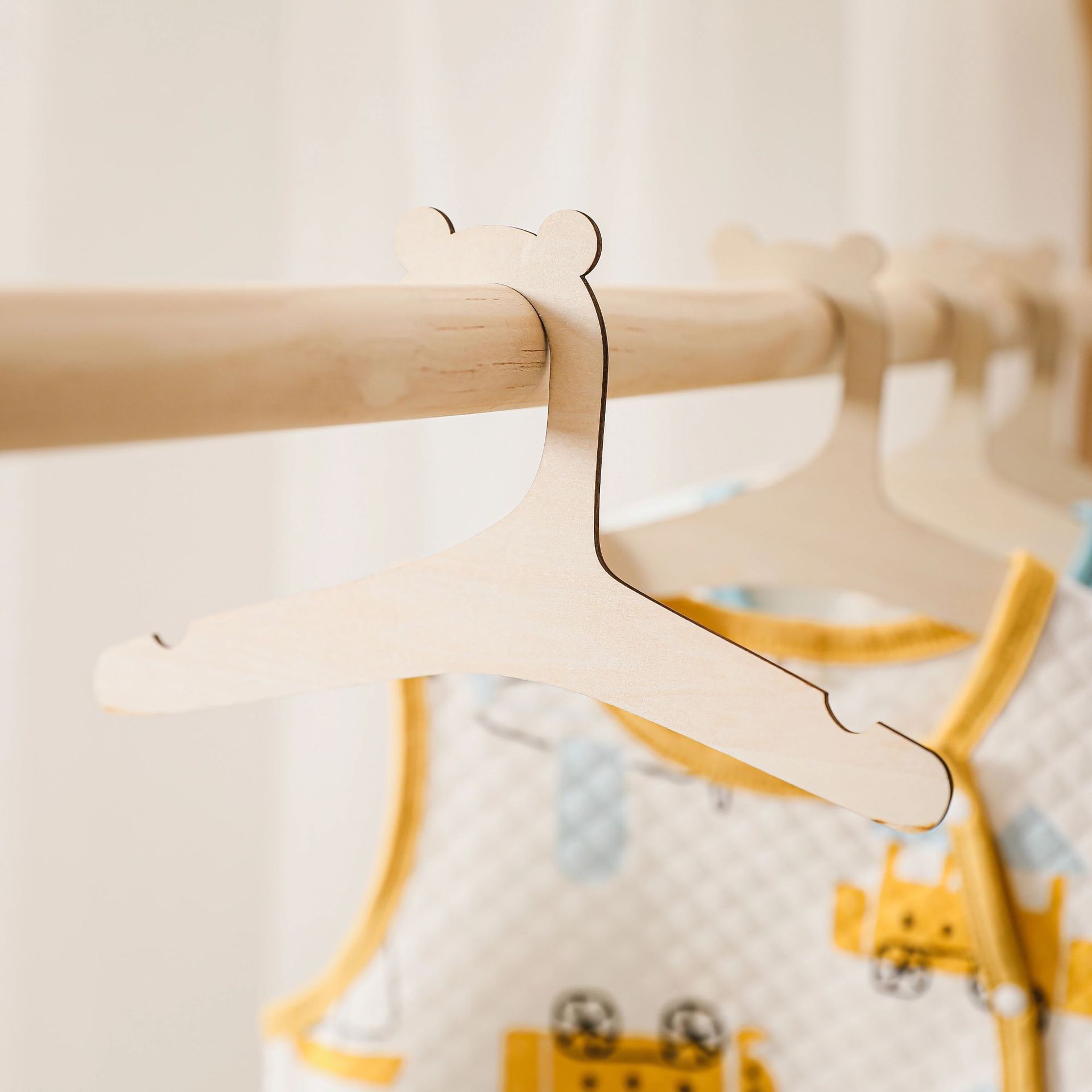 5pcs wooden children's clothin - Baby Clothing Hangers review and price