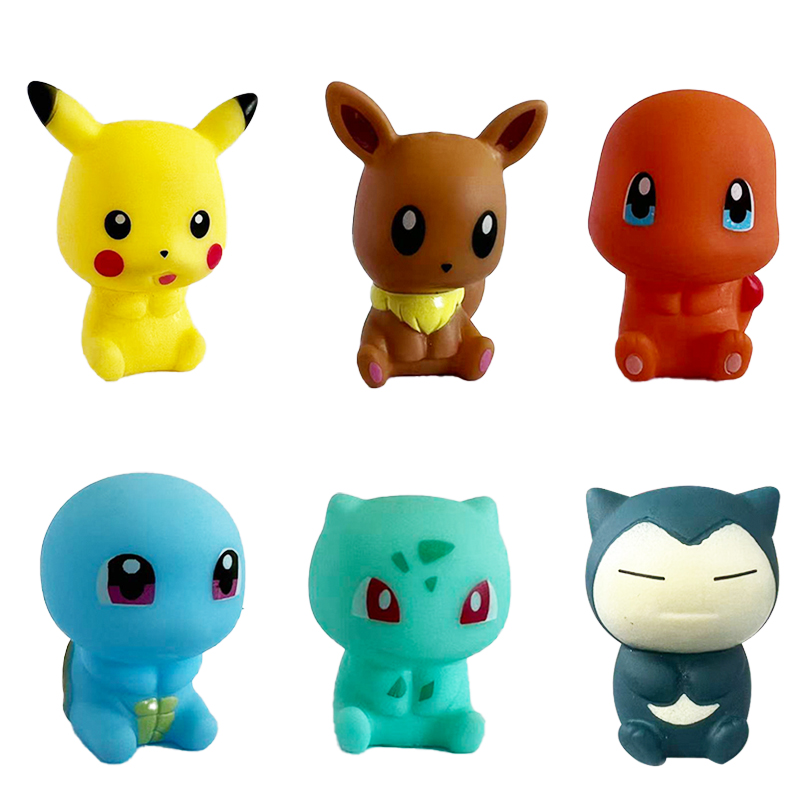 6Pcs Pokemon Bath Toys Pikachu - Newborn Gift Set review and price