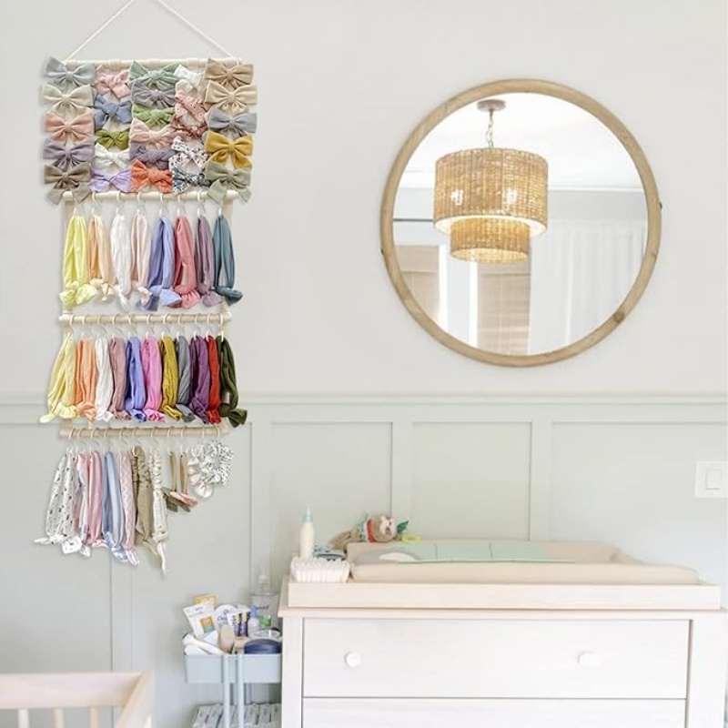 Macrame Wall Hanging Boho Head - Baby Clothing Hangers review and price