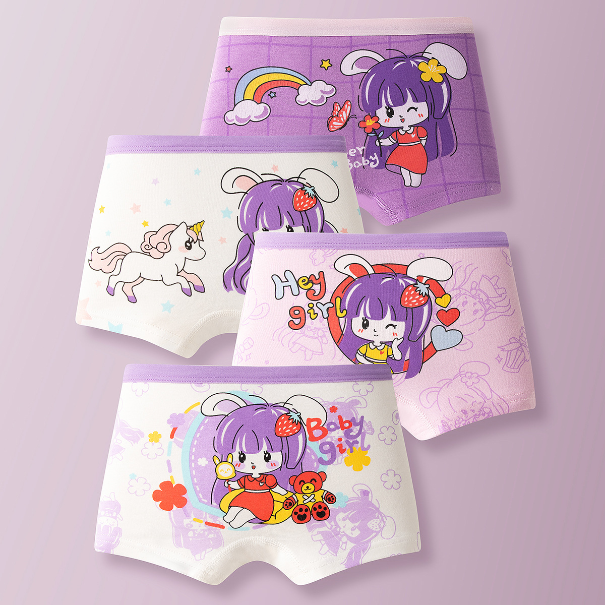 4pcs Cotton Girls Soft Panties - Baby Xl review and price