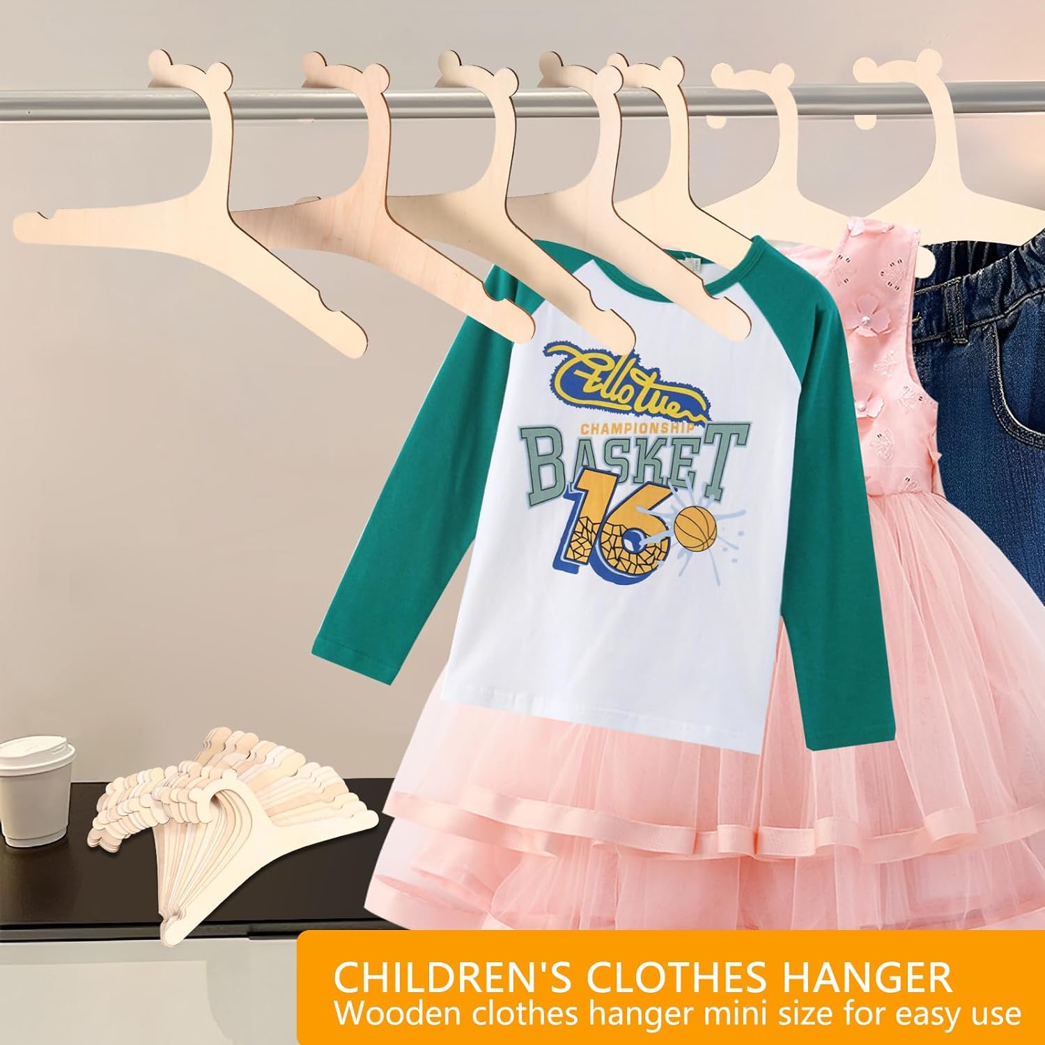 40/20Pcs Cute Little Bear Kids - Baby Clothing Hangers review and price