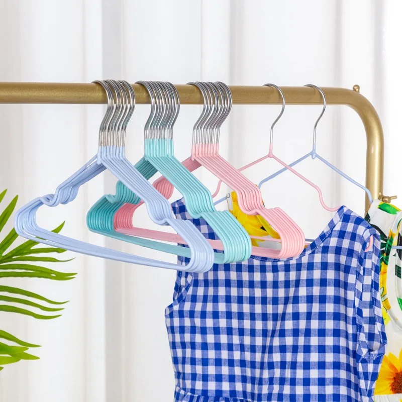 10PCS Packs Of Metal Baby Hang - Baby Clothing Hangers review and price