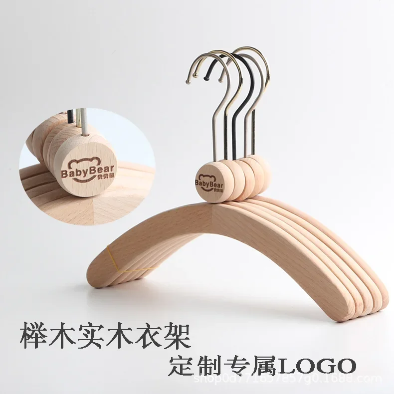 10 PCS Children's Solid Wood C - Baby Clothing Hangers review and price