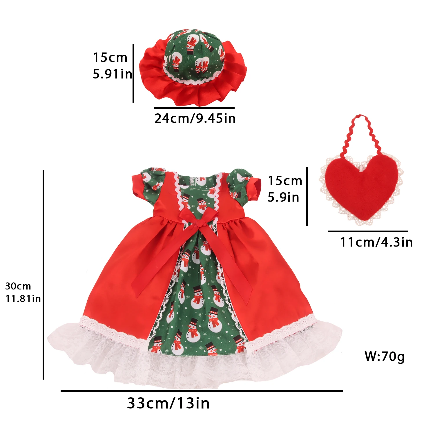 22 Inch Reborn Doll Clothes Se - Baby Xmas Clothing review and price