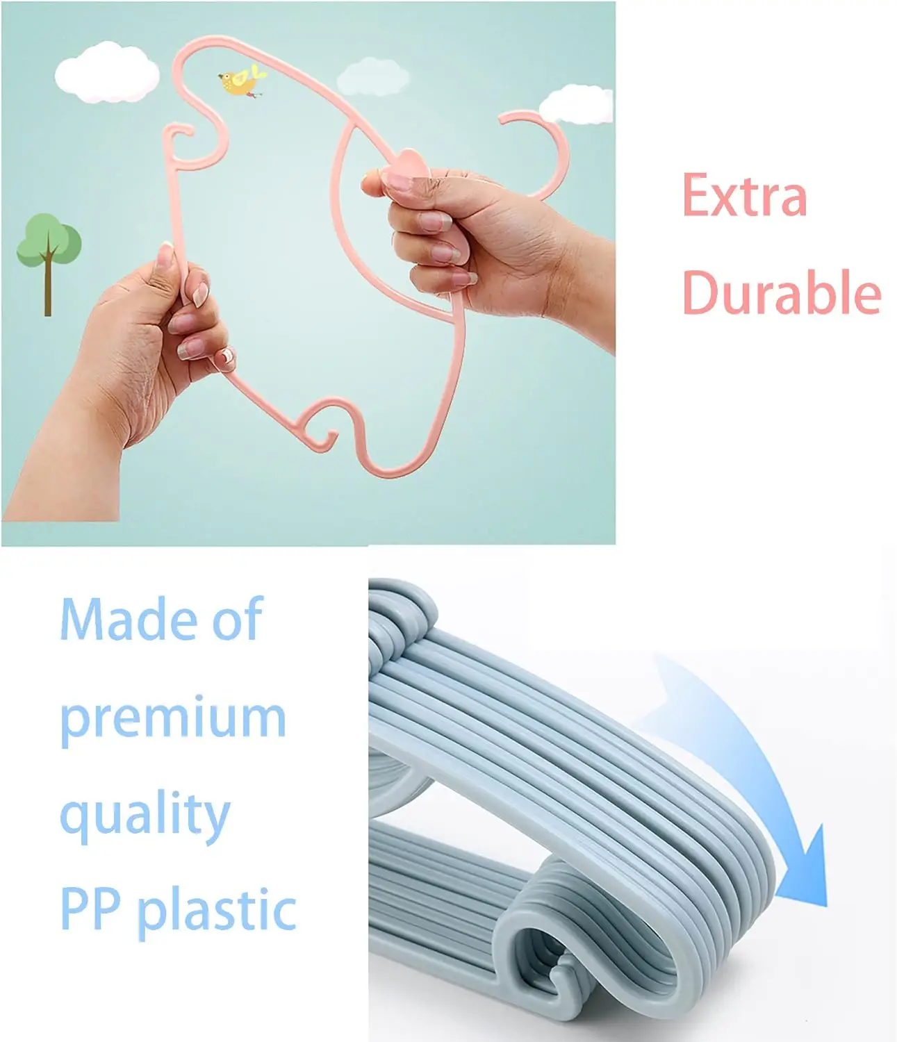Baby Clothes Racks Plastic Tow - Baby Clothing Hangers review and price